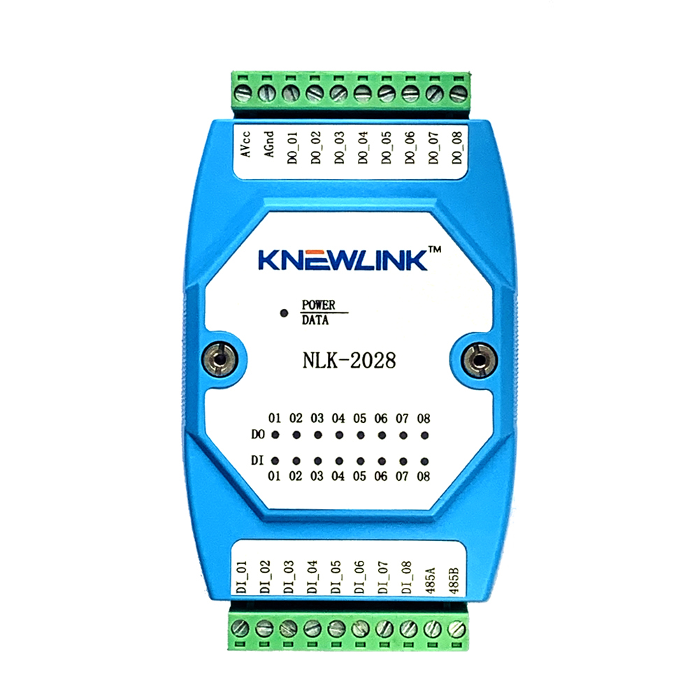 NLK-2028  8路光电隔离数字量输入输出(NPN晶体管集电极开路输出)