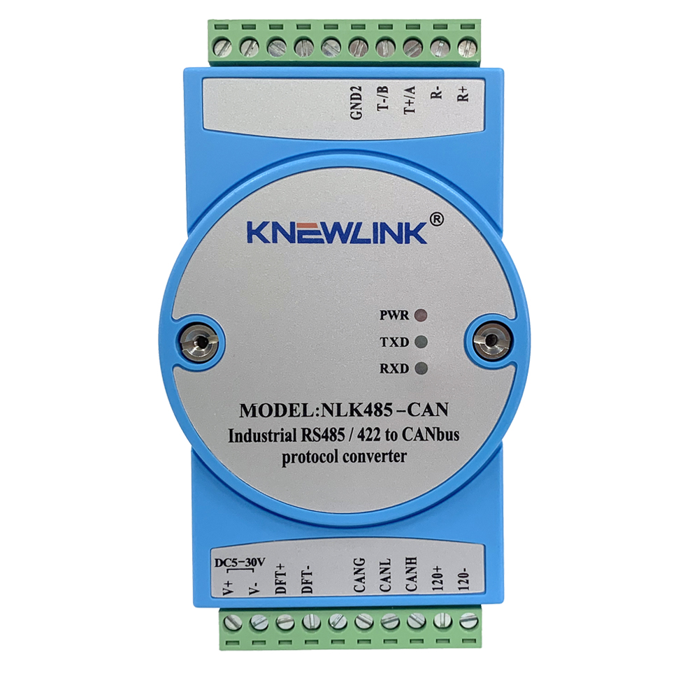 NLK485-CAN工业级隔离型RS485/422转CANBUS协议转换器