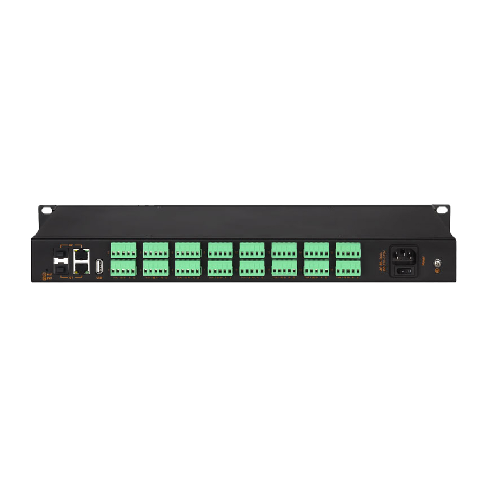 WSHT-9216工业级16路RS232/485机架式光纤串口服务器MODBUS网关