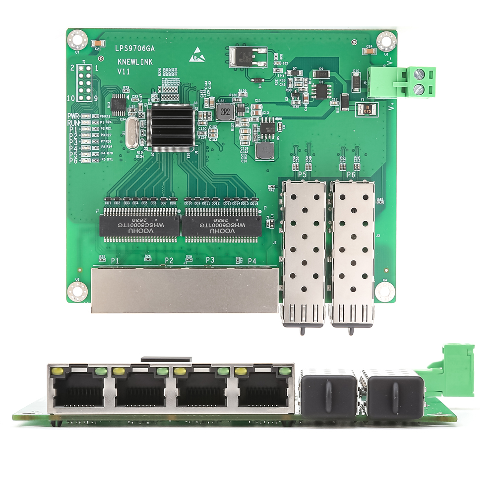 Ex ib防爆等级嵌入式低功耗千兆2光4电非管